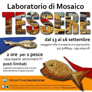 LABORATORIO DI MOSAICO “TESSERE”