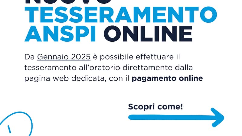 Nuovo portale Tesseramento ANSPI